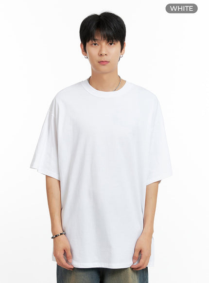 mens-cotton-graphic-oversize-t-shirt-ig402 / White