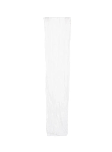 lace-chiffon-scarf-iy526 / White
