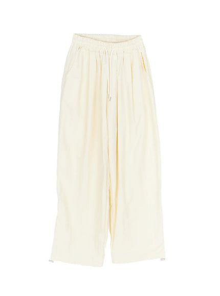 wide-leg-jogger-pants-iu519 / Yellow