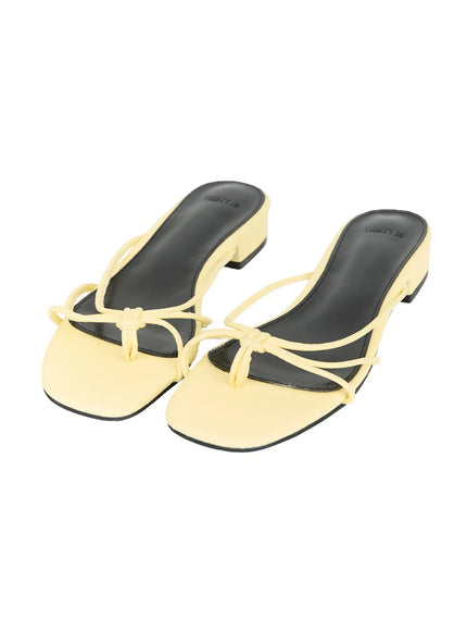 twist-strap-sandals-iu519 / Yellow