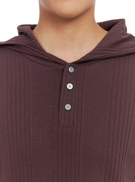 mens-henley-neck-long-sleeve-hoodie-is502