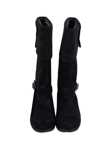 buckle-strap-faux-leather-long-boots-id431