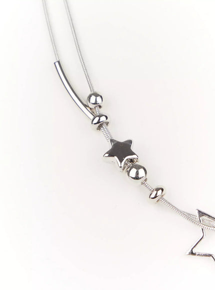 double-chain-star-necklace-ij528