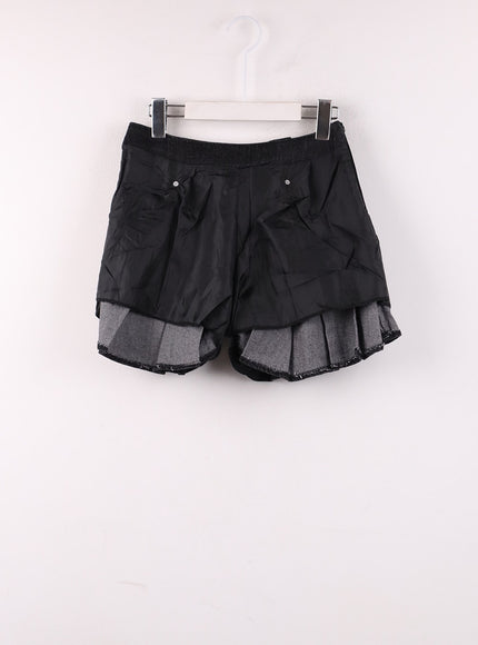 belted-pleated-denim-skirt-ij430