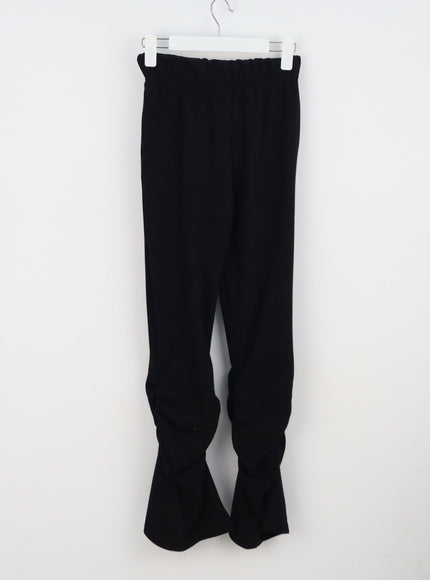 ruched-bootcut-track-pants-iy322