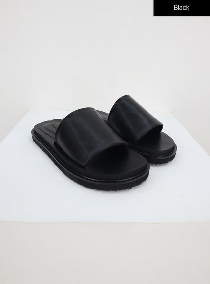 Faux Leather Slippers IA326