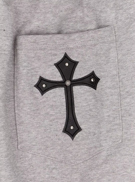 studded-cross-baggy-sweatpants-iy501