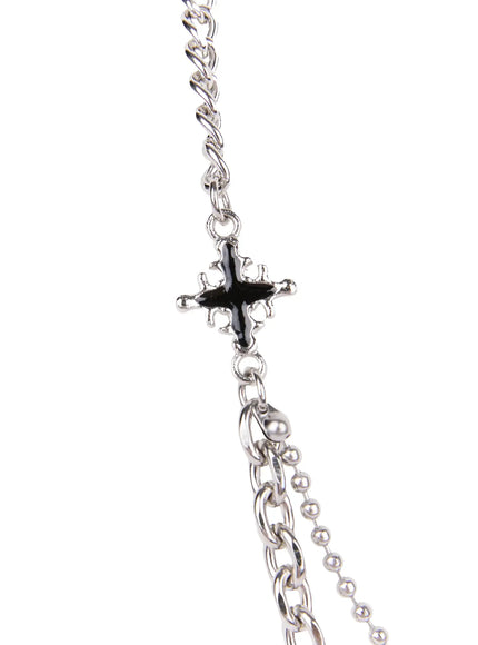 mens-double-layer-cross-necklace-il504