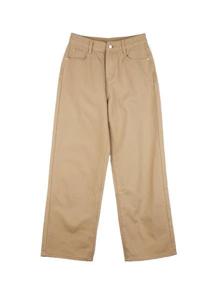 classic-wide-leg-pants-ij510 / Beige