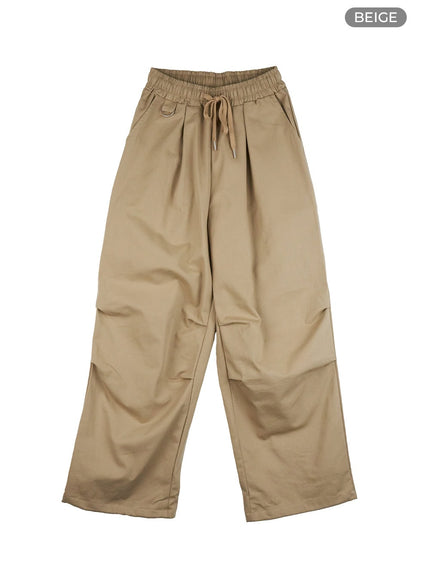 mens-wide-fit-cotton-pants-ig428 / Beige