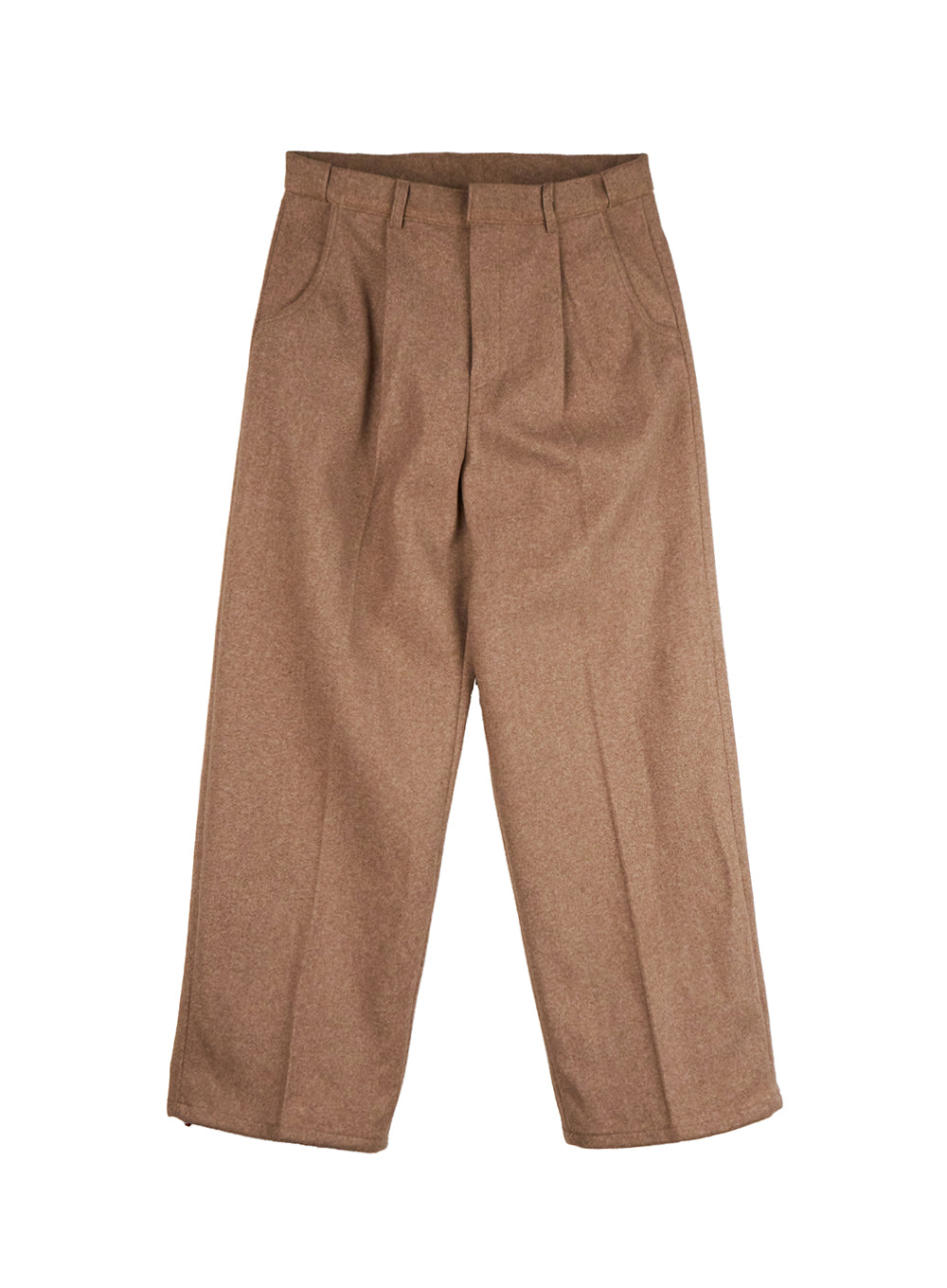 mens-pintuck-wool-blend-slacks-id406 / Beige