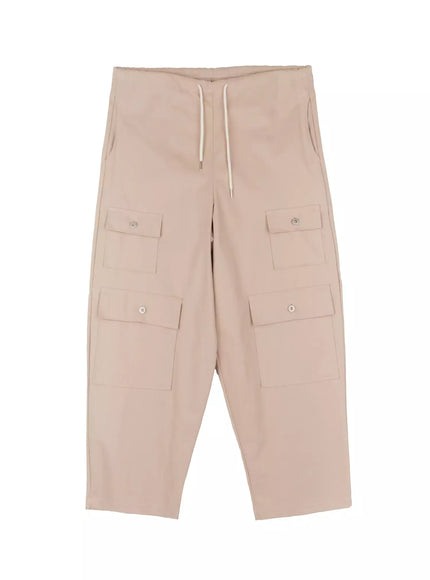 double-pocket-cargo-pants-ig527 / Beige