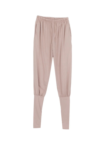 cotton-leg-warmer-sweat-shorts-iy515 / Beige