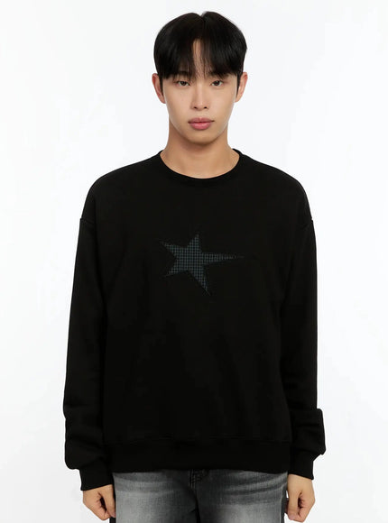 mens-graphic-sweatshirt-in506 / Black