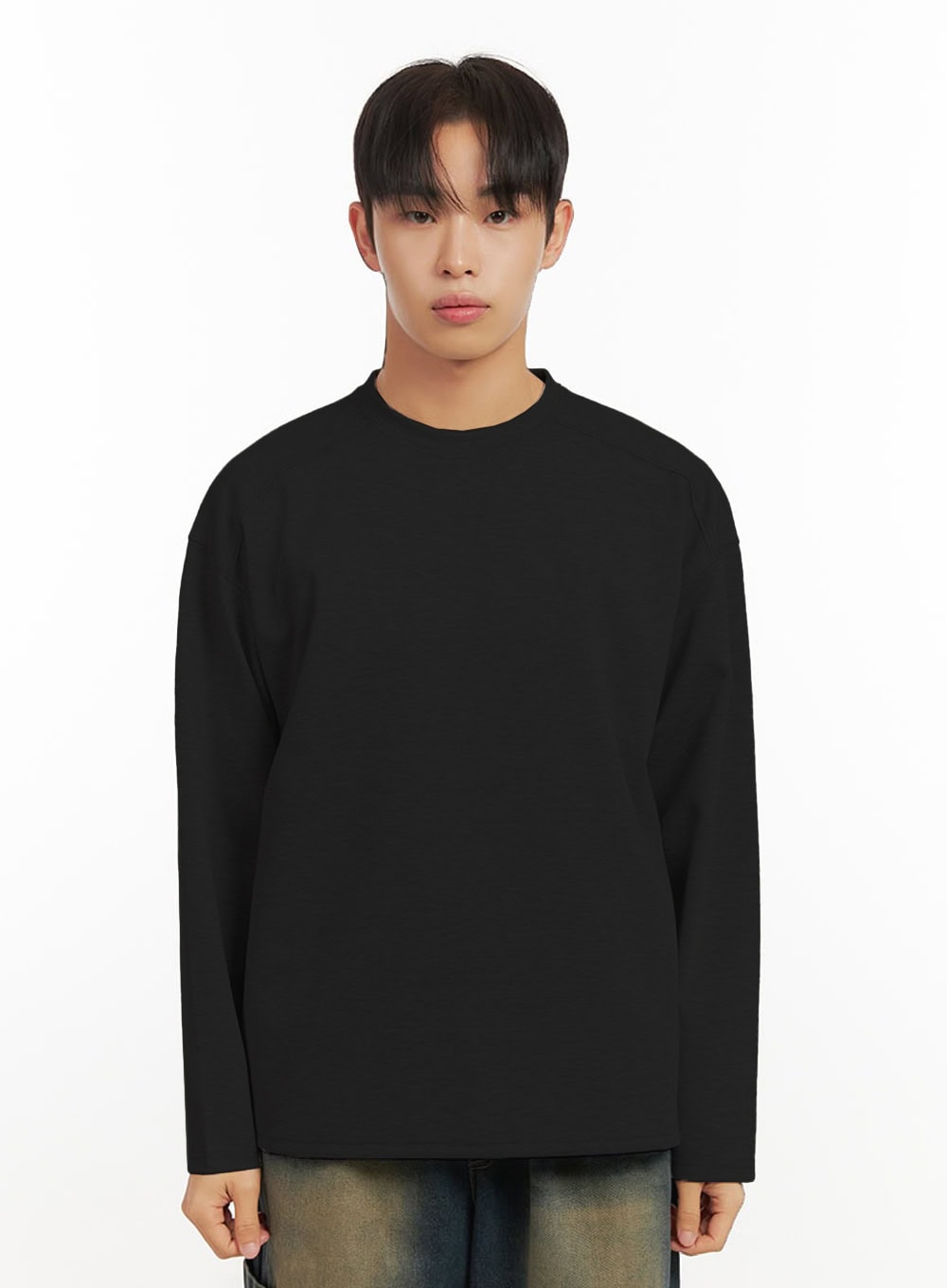 mens-essential-round-neck-tee-id406 / Black