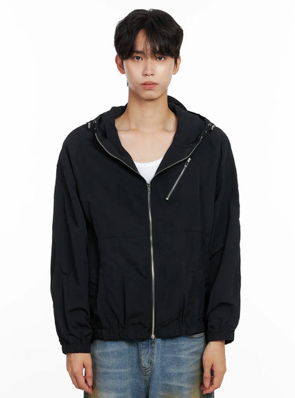 mens-lightweight-windbreaker-io516 / Black