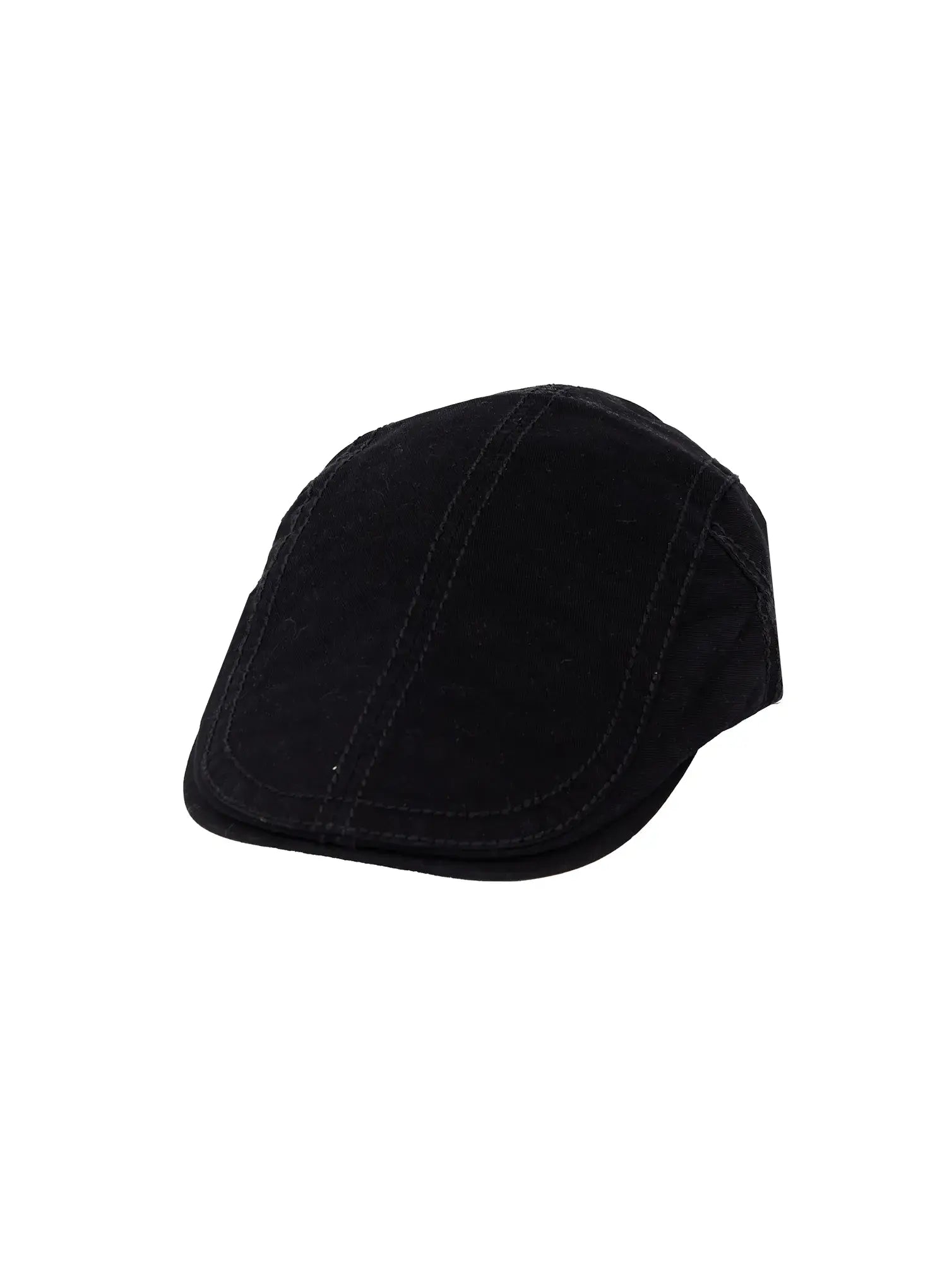 vintage-cotton-flat-cap-ia527 / Black