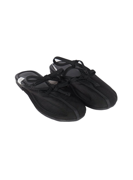 sheer-ribbon-flats-iy513 / Black
