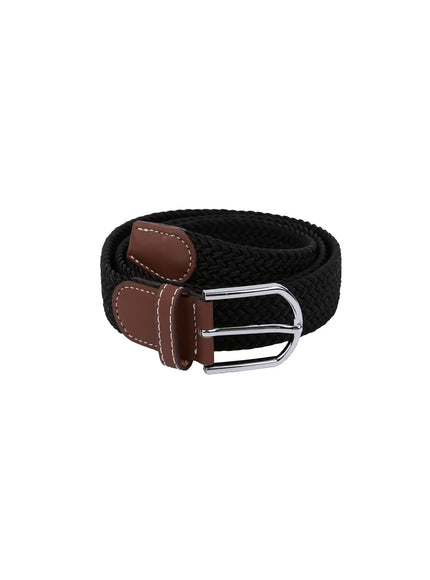 mens-classic-woven-belt-ig501 / Black