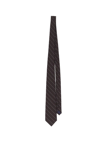 mens-striped-necktie-il517 / Black