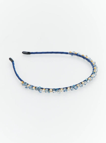 cubic-gemstone-hairband-iy511 / Blue