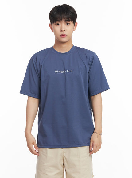 mens-small-graphic-print-t-shirt-ia529 / Blue