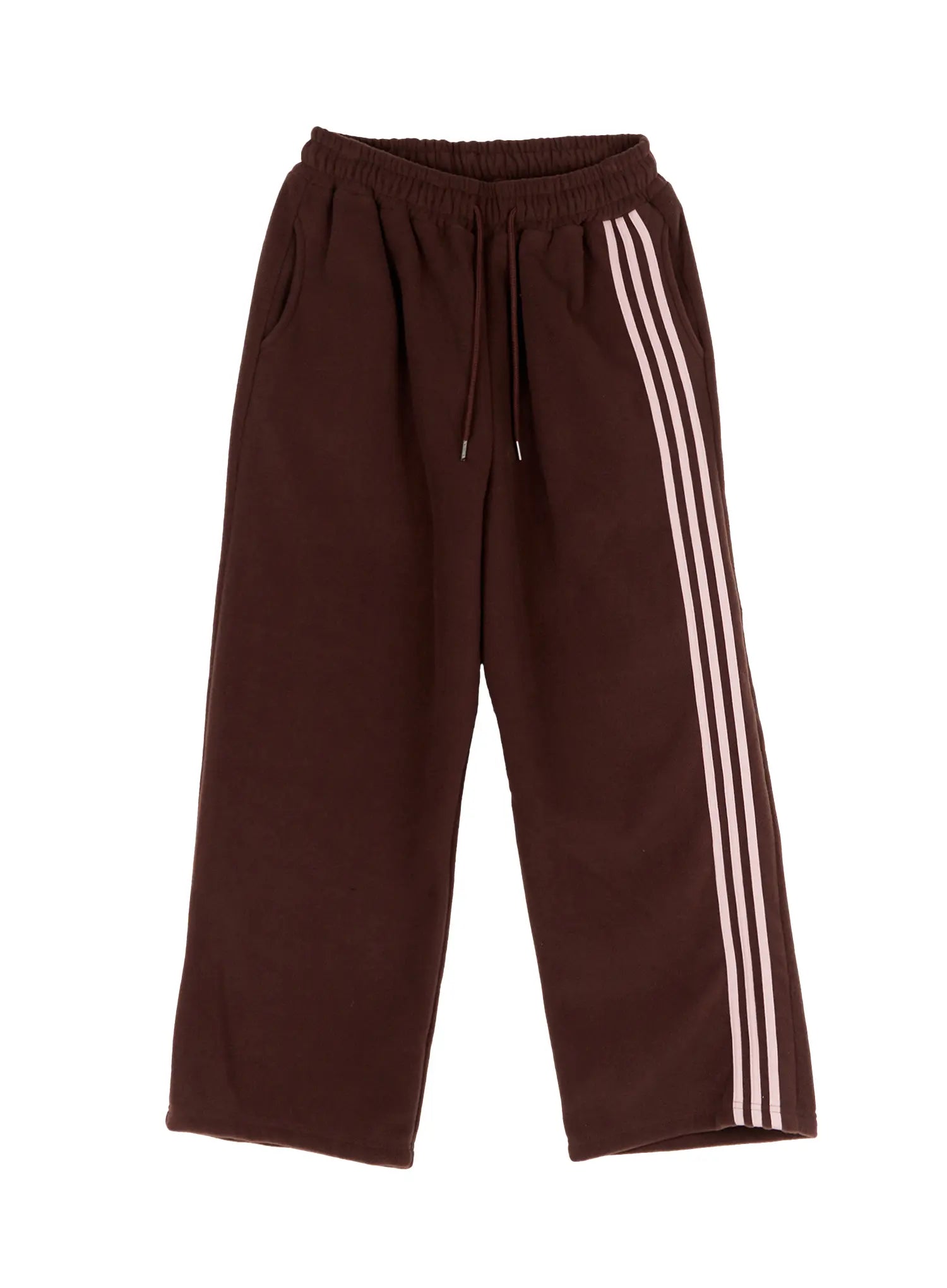 stripe-sweatpants-ij505 / Brown