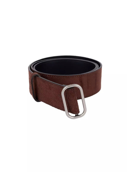 minimal-square-belt-in528 / Brown