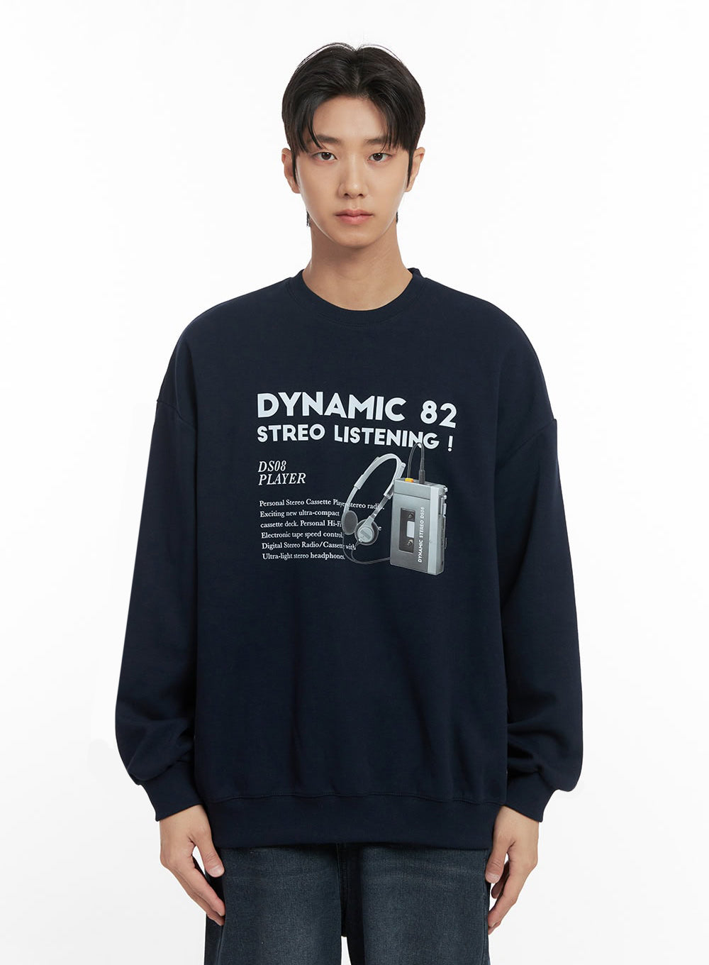 mens-graphic-cotton-sweatshirt-id406 / Dark blue