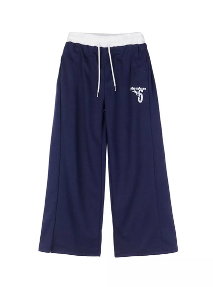 string-waist-band-sweatpants-ig527 / Dark blue