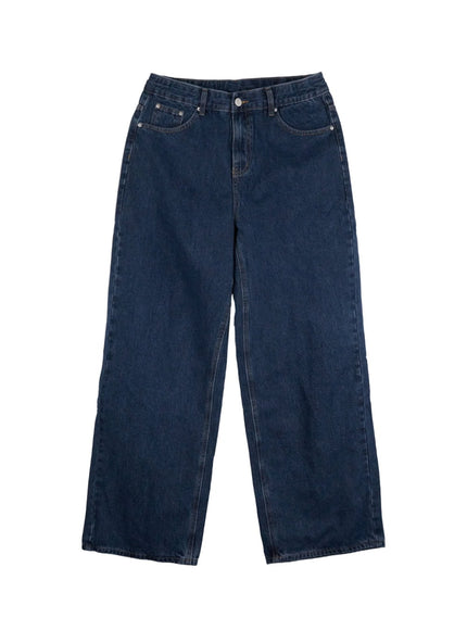 mens-vintage-wide-leg-jeans-in426 / Dark blue