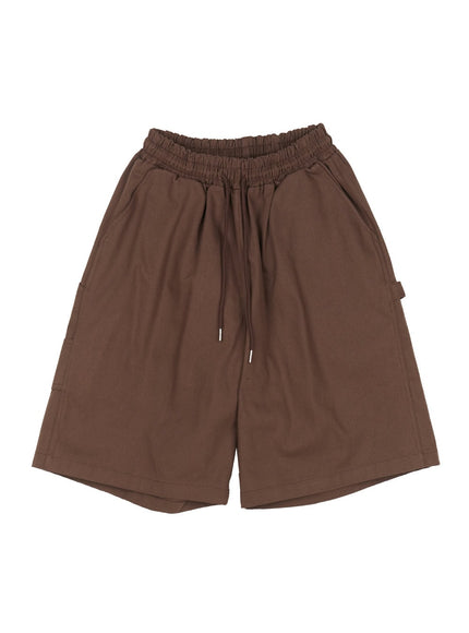 mens-wide-fit-carpenter-shorts-ia529 / Dark brown