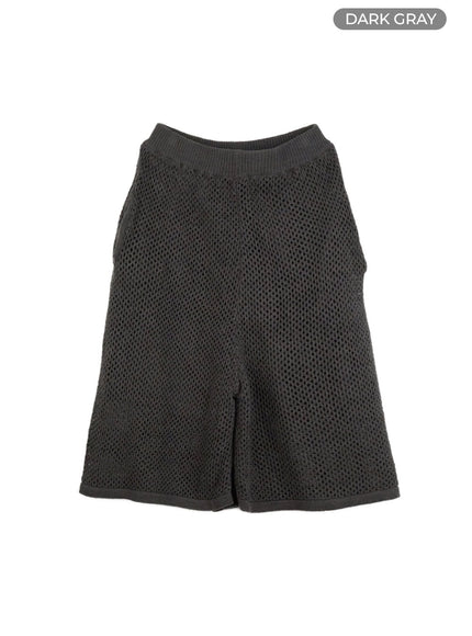 mens-wide-fit-bermuda-pants-il418 / Dark gray