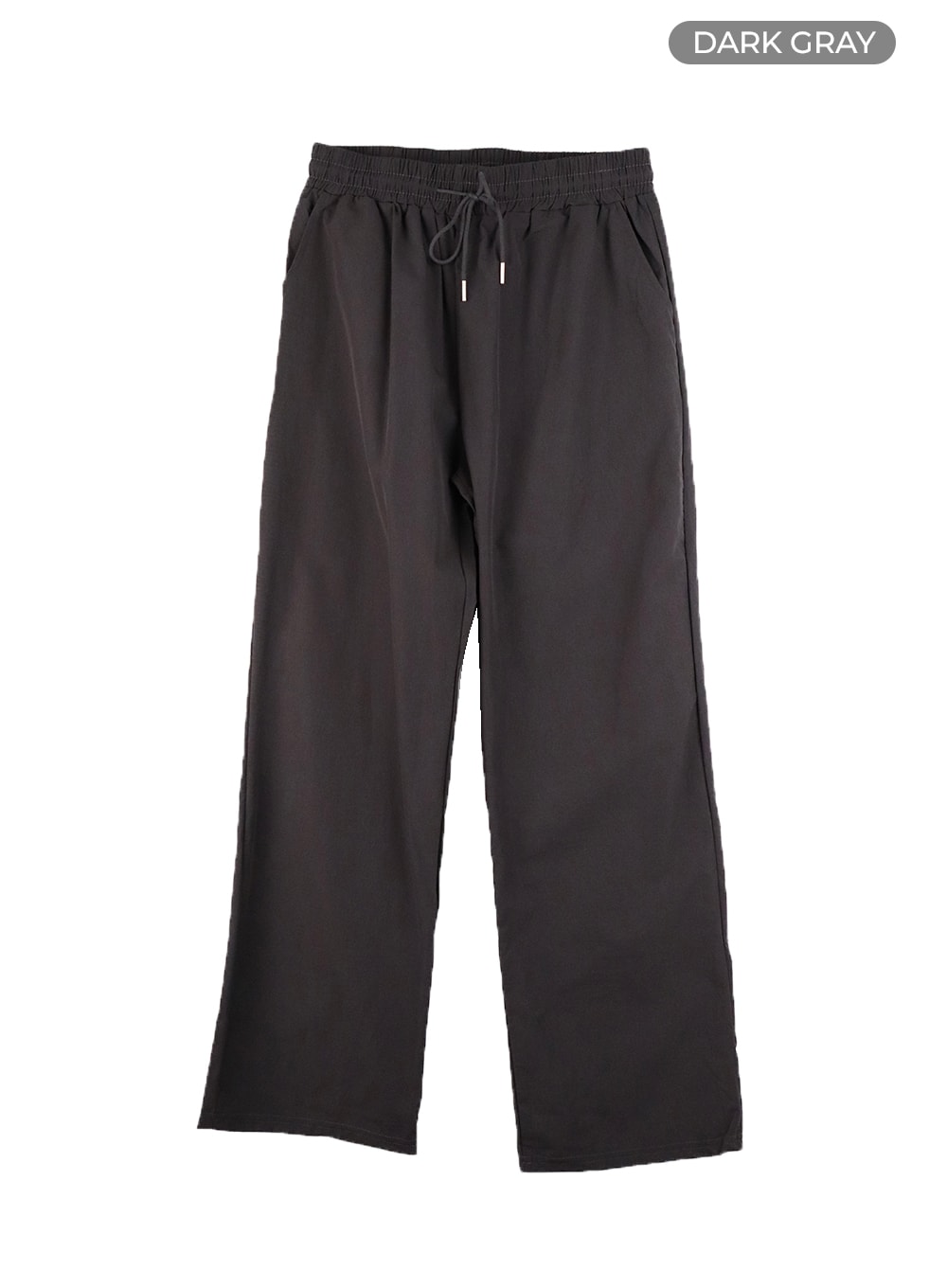 mens-simple-wide-leg-trousers-ia401 / Dark gray