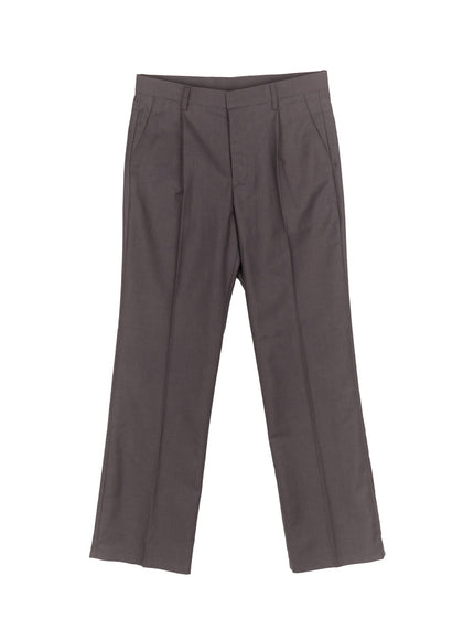mens-classic-wide-leg-slacks-ia511 / Dark gray