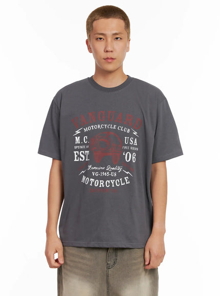mens-vanguard-graphic-tee-il521 / Dark gray
