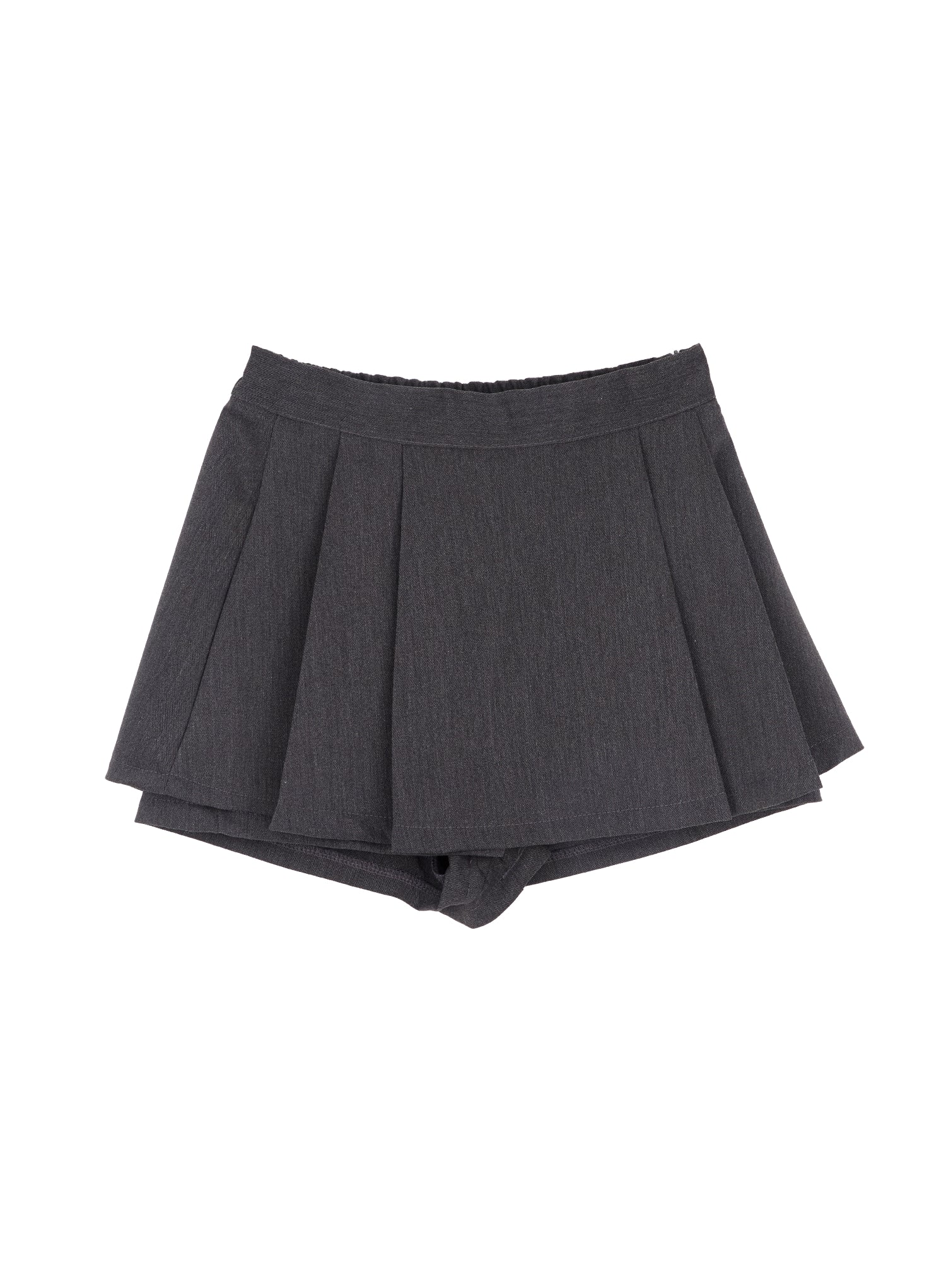 casual-pleated-skort-im524 / Dark gray