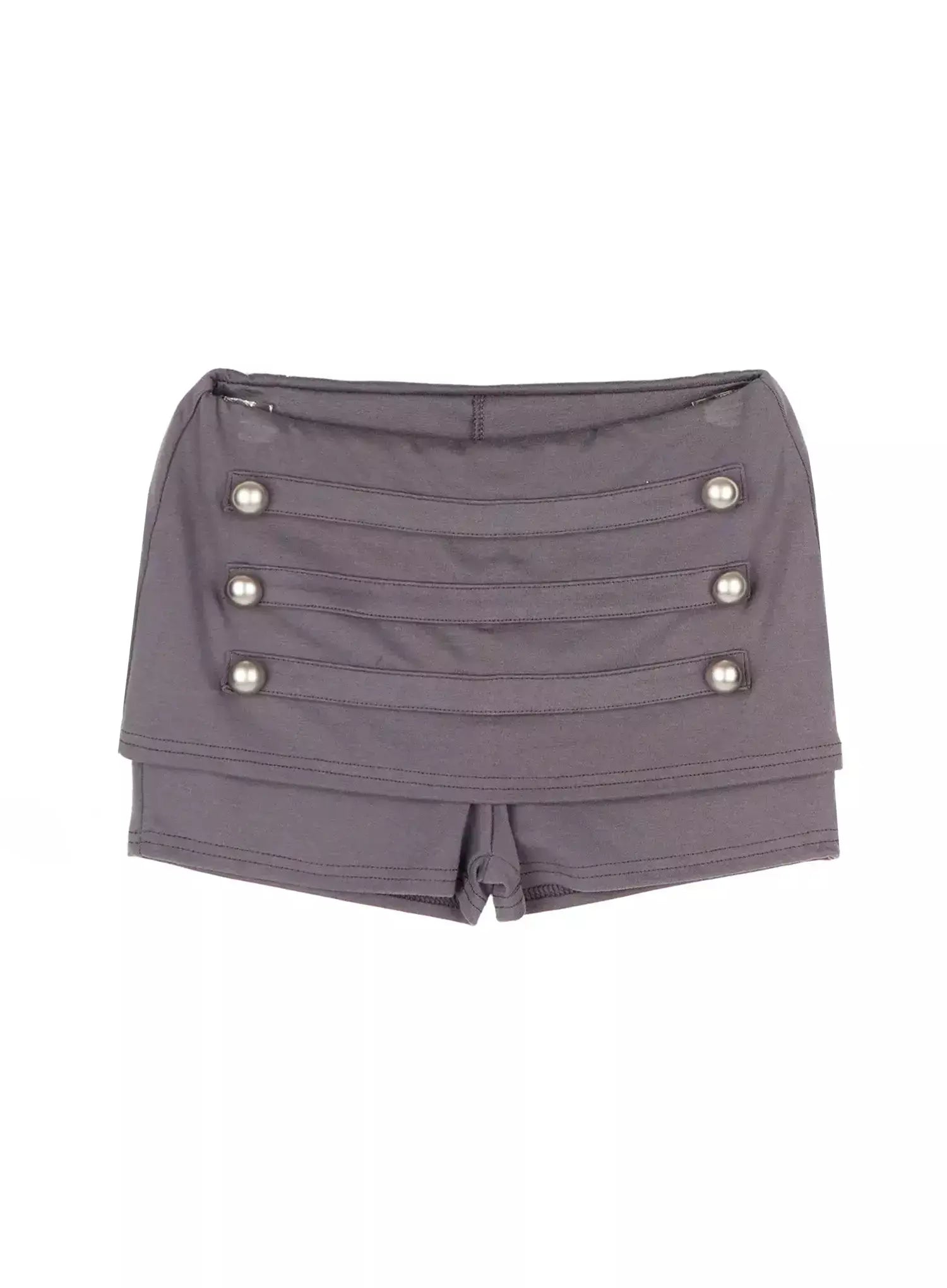 button-accent-mini-shorts-iu512 / Dark gray
