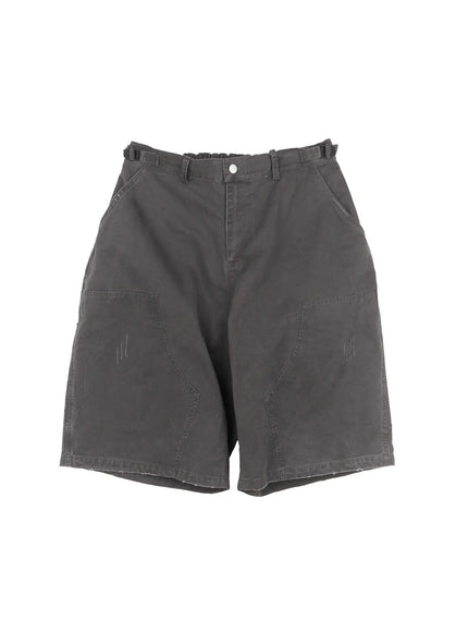 mens-wide-fit-bermuda-shorts-iu519 / Dark gray