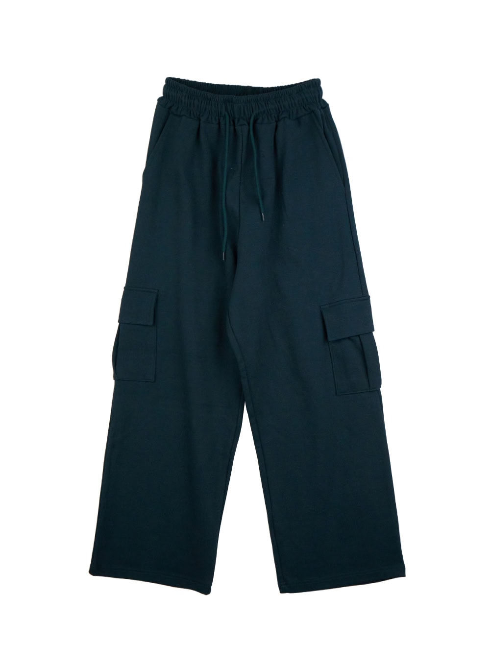 mens-wide-fit-cotton-sweatpants-id413 / Dark green