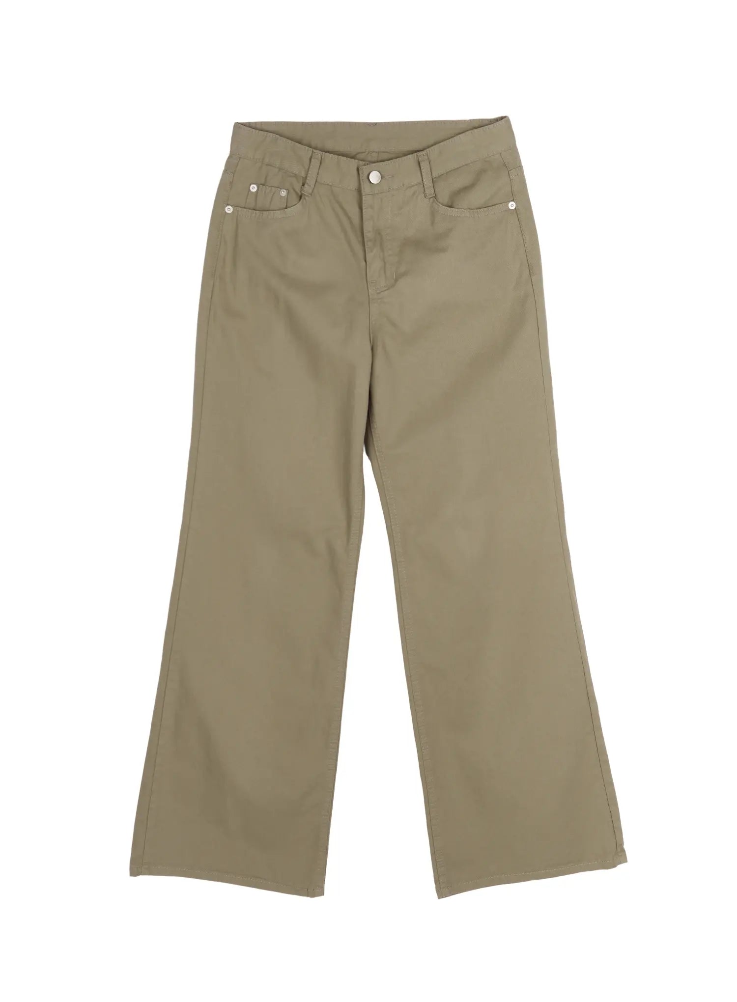 wide-leg-trousers-iu505 / Dark green