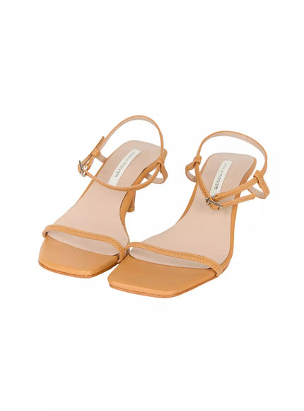 strappy-sandal-heels-iu522 / Dark yellow
