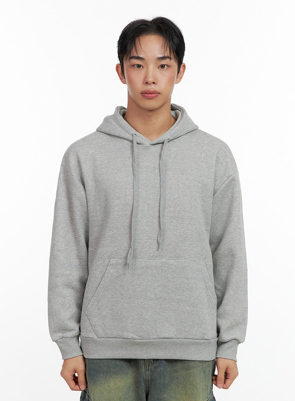 mens-soft-touch-warm-hoodie-in426 / Gray