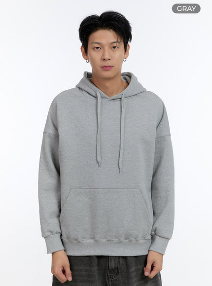 mens-loose-fit-hoodie-io428 / Gray