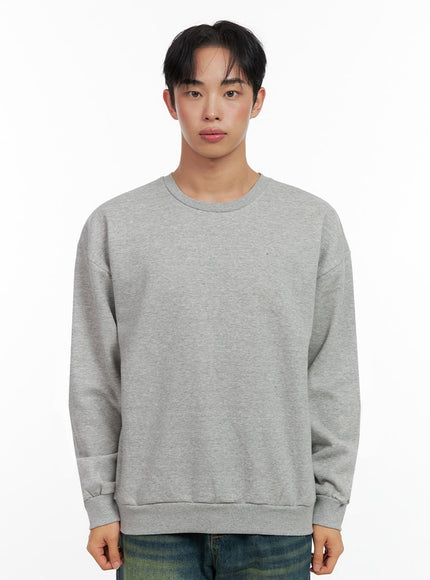 mens-classic-crewneck-sweatshirt-in426 / Gray