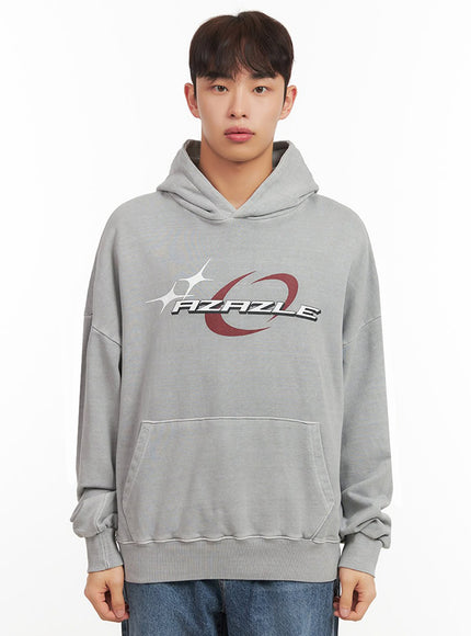 mens-urban-graphic-hoodie-if517 / Gray