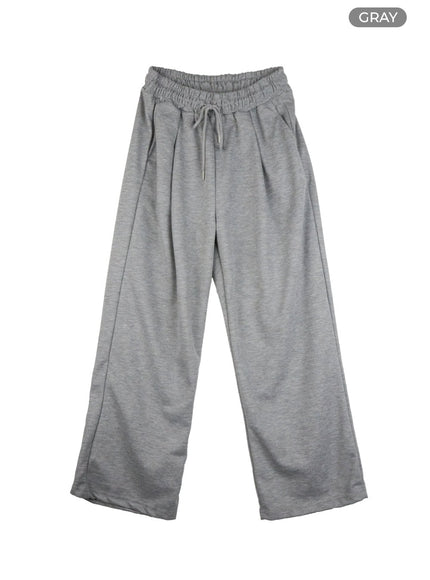 mens-comfortable-activewear-wide-pants-iu426 / Gray