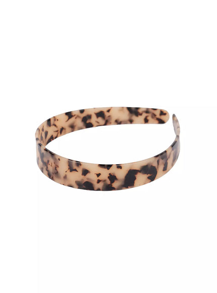 leopard-print-slim-headband-in525 / Leopard