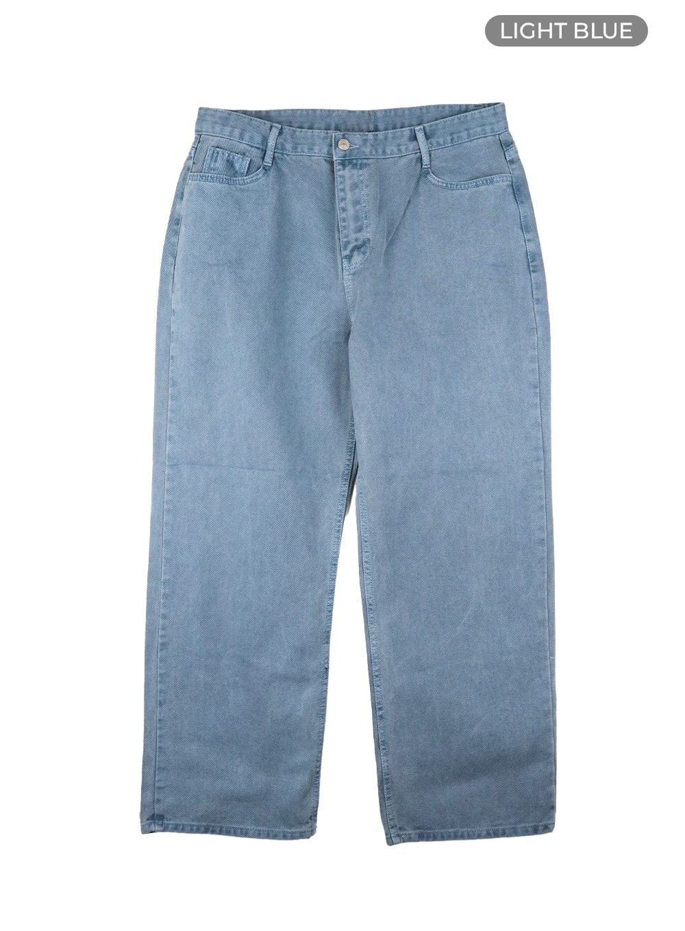 Men's Classic Baggy Fit Jeans IA401 in Light blue, size 4XL