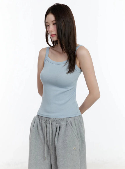 ribbed-sleeveless-top-id526 / Light blue